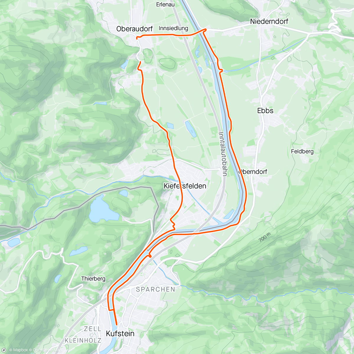Map of the activity, Kondolenzfahrt für André Drege 🖤 / Tour of Austria