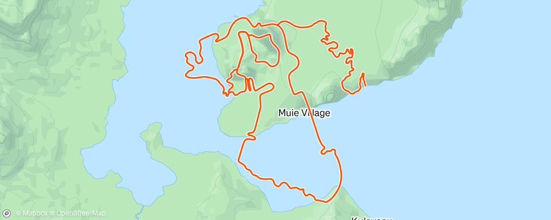 Mappa dell'attività Zwift - Tair Dringfa Fechan in Watopia