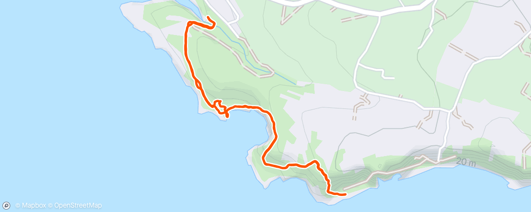 Map of the activity, Gozo Cliffs
