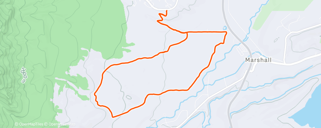 Mapa da atividade, Morning Run