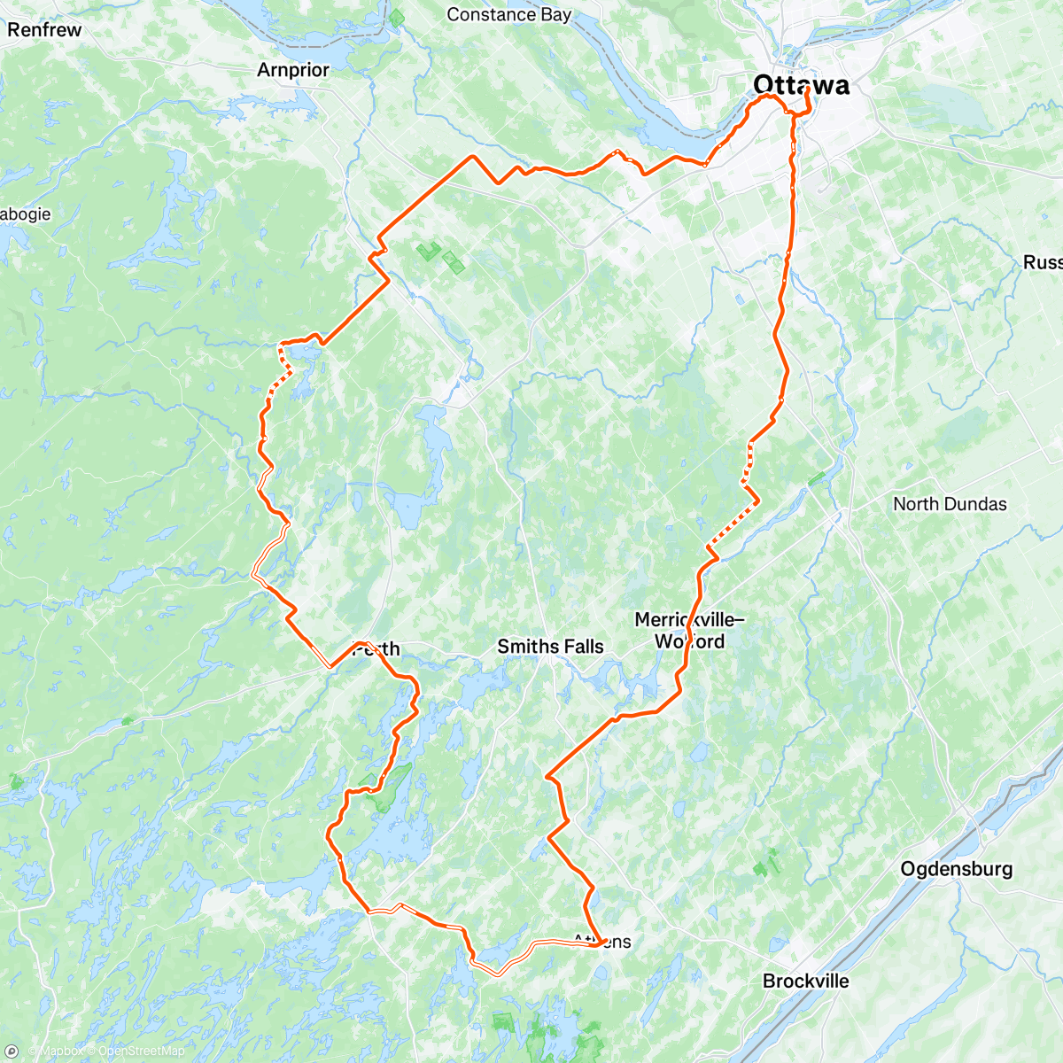 Map of the activity, Narrow Locks DIY-Brevet