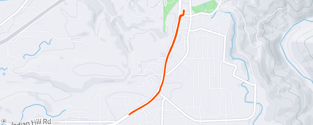 Карта физической активности (2 miles)