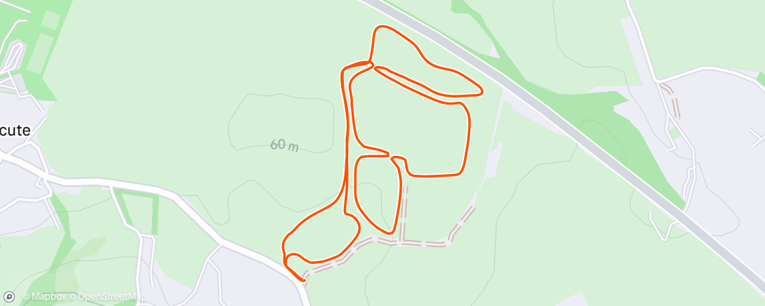 Map of the activity, 25/04/25 Lunch Walk