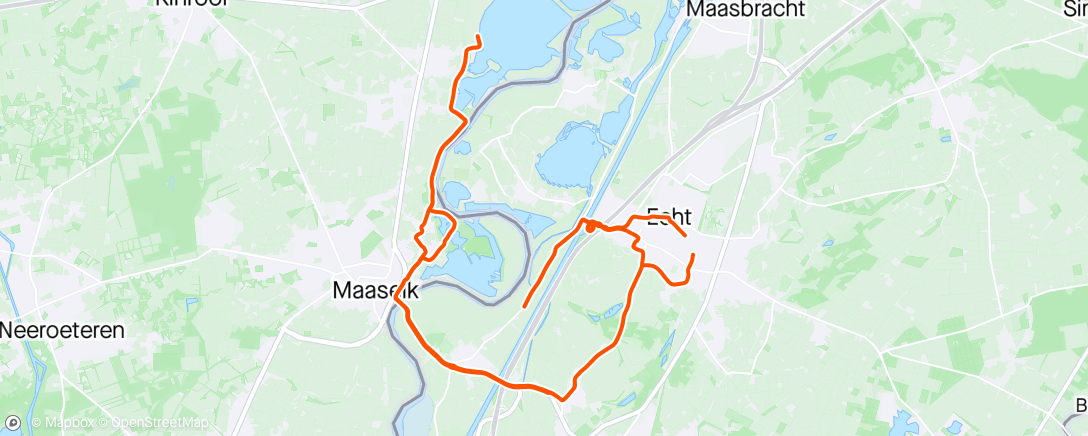 Map of the activity, (AM) Hersteltraining
