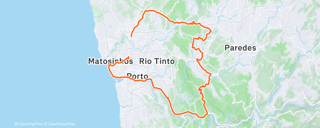 Map of the activity, Migo’s Ride: Natal do Rego 🎄