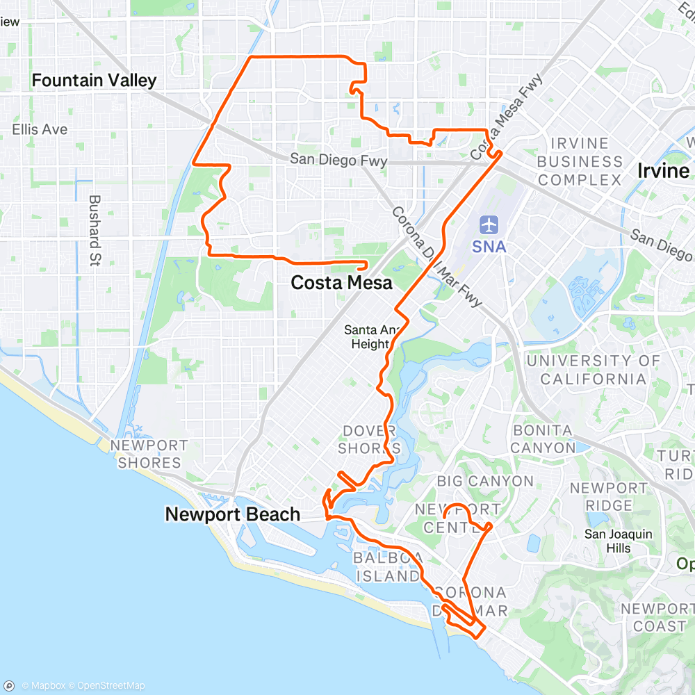 Map of the activity
