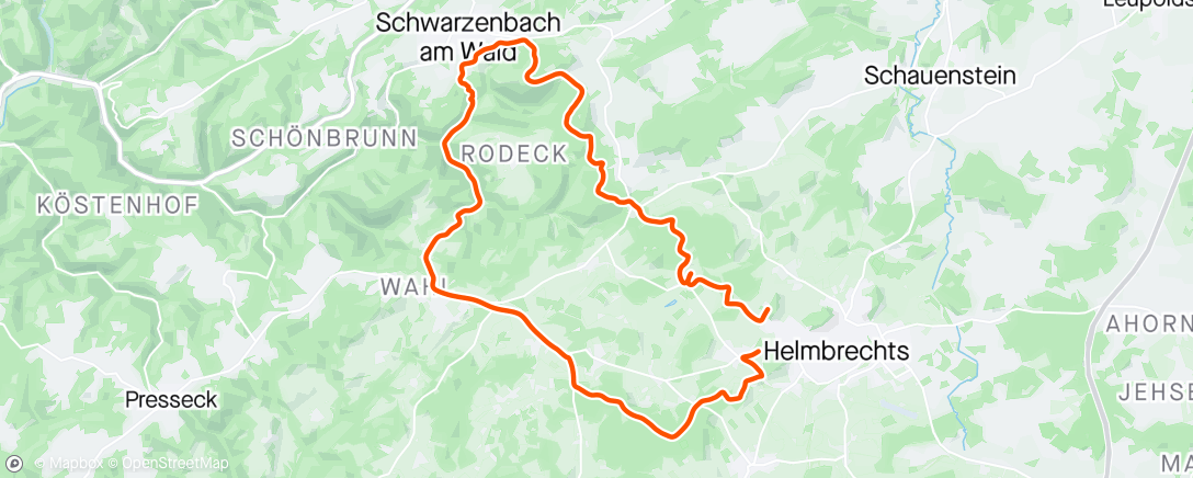 Map of the activity, E-MTB ohne⚡️🥵
