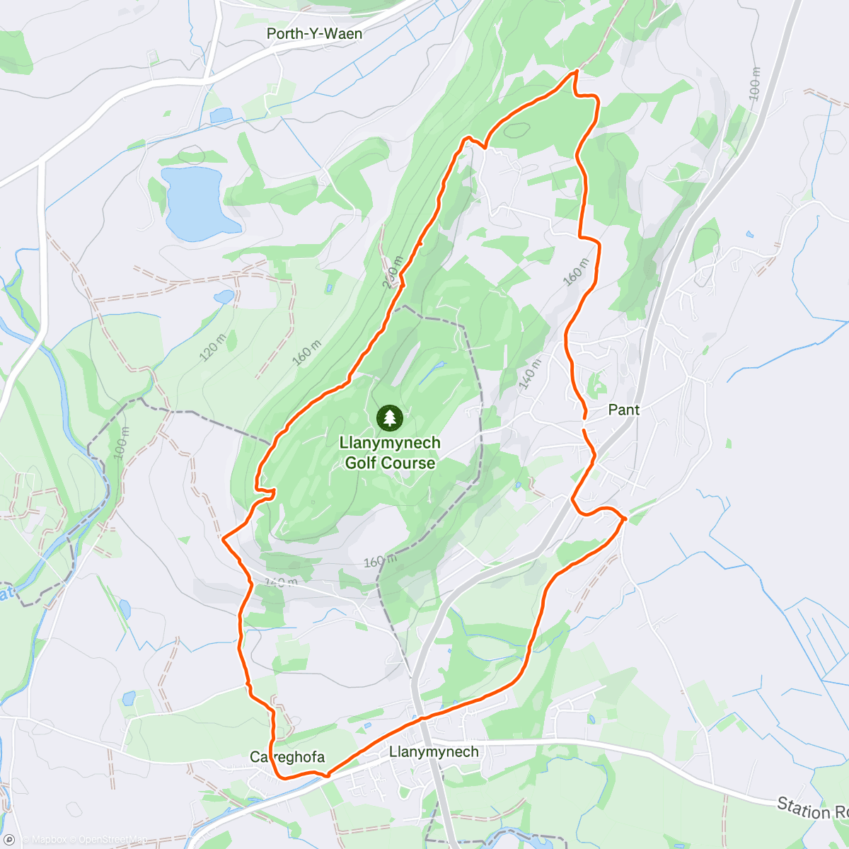 Map of the activity, Walk with Rosy and Hannah Offahs Dyke