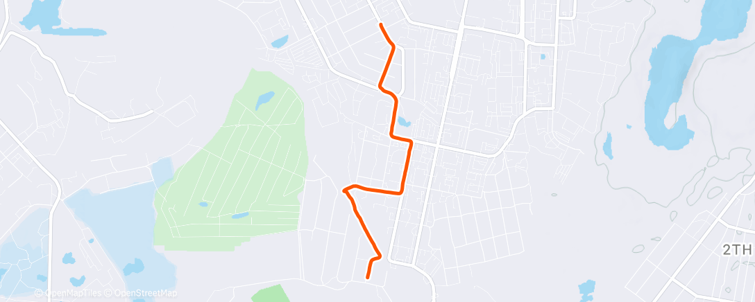 Map of the activity, Ночной забег