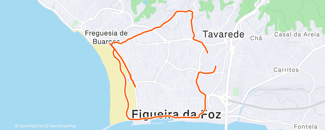 Map of the activity, Running away from Christmas festivities excess…🫣