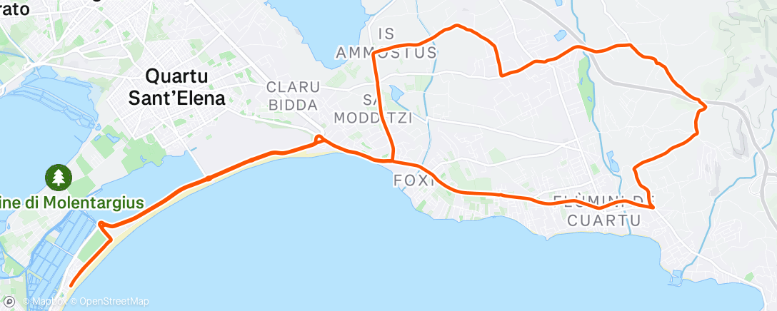Map of the activity, Morning Ride