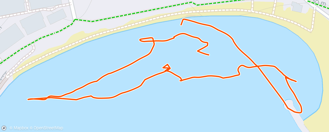Mapa da atividade, Lunch Swim