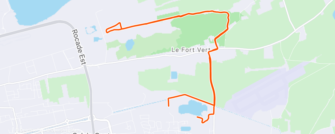 Map of the activity, Footing cool