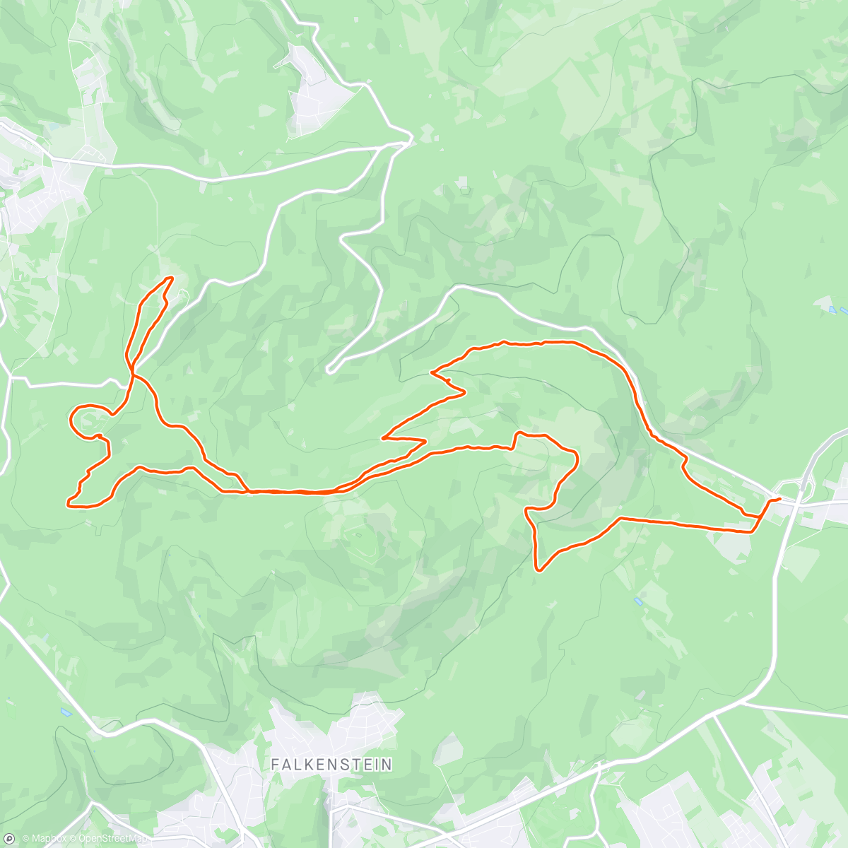 Mapa de la actividad (Traillauf am Morgen)