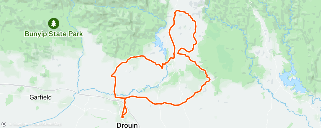 Mapa de la actividad (Morning Ride)