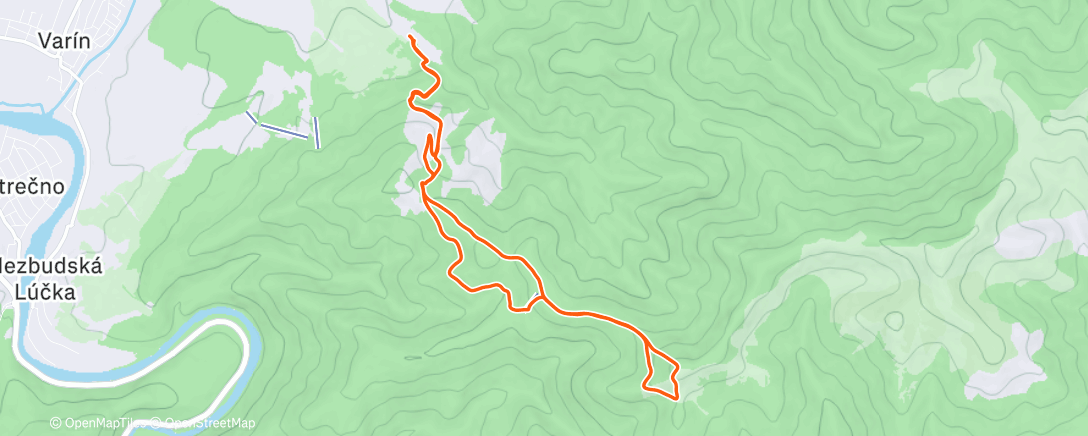 Карта физической активности (Morning Hike)