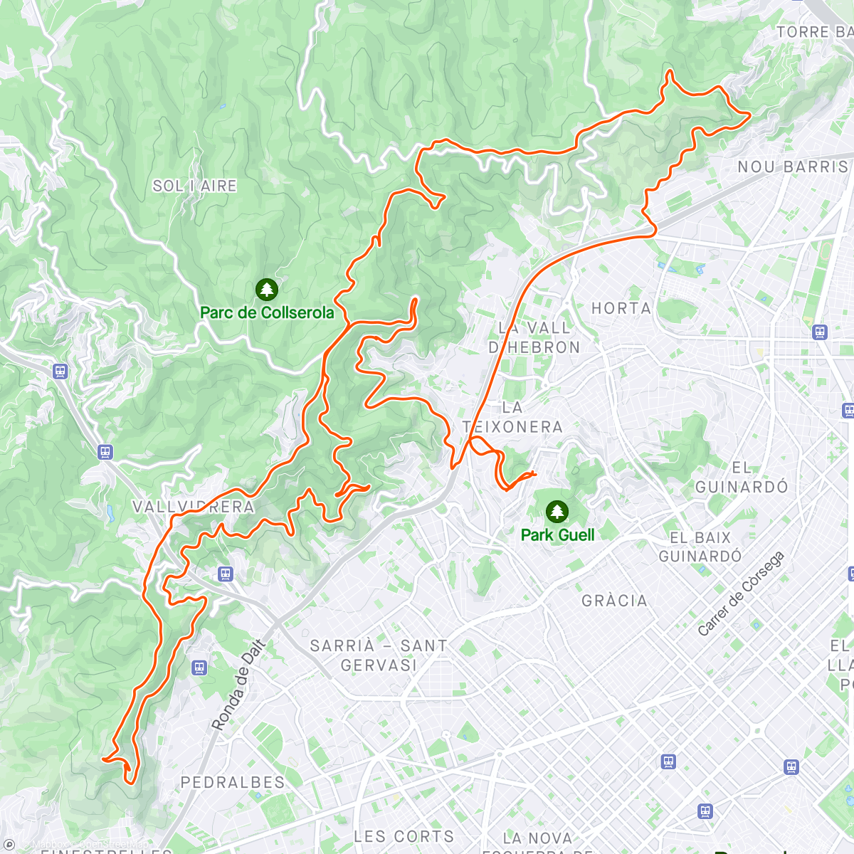 Map of the activity, Ultims km abans de Godafe 🌵🏜️