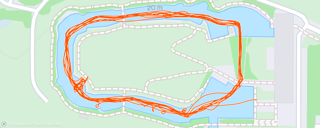 Map of the activity, Whitewater Raft Guiding