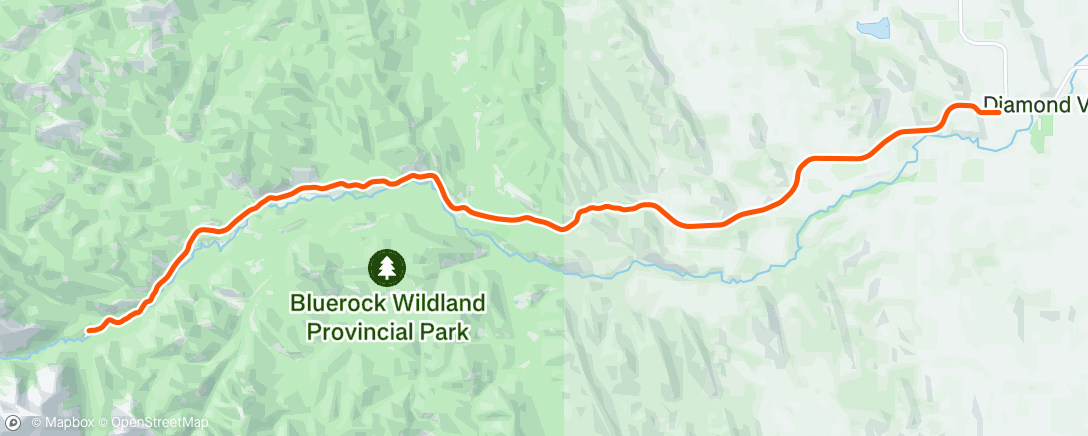 Map of the activity, Afternoon Ride