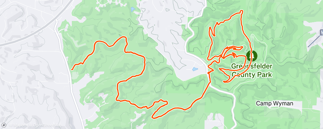 Map of the activity, Mamas day treat