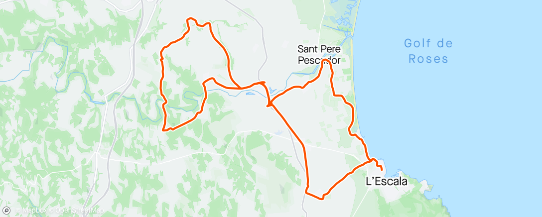 Map of the activity, Sortie route avec les triathletes Philippe et Charles