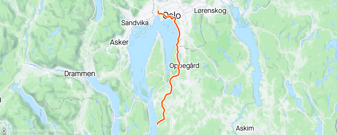 Map of the activity, Sesongstart: hjem fra påskeferie 🐣