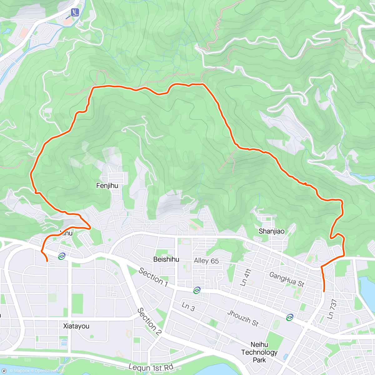 Map of the activity, Exploring new trails 🏔️