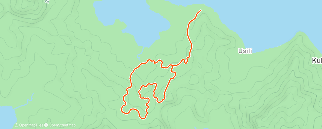 Map of the activity, Zwift - 6 Bombs to Drop on Jungle Circuit in Watopia