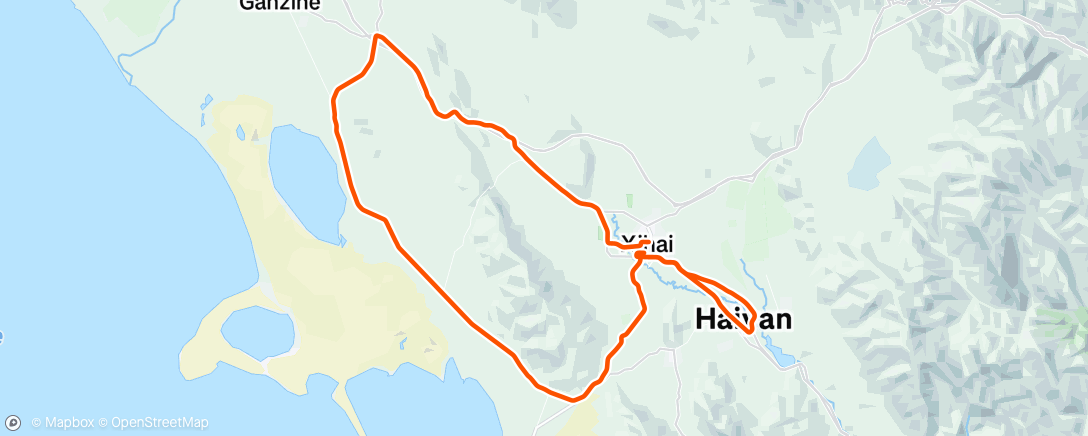 Map of the activity, Stage 8 - Final Tour of Qinghai Lake