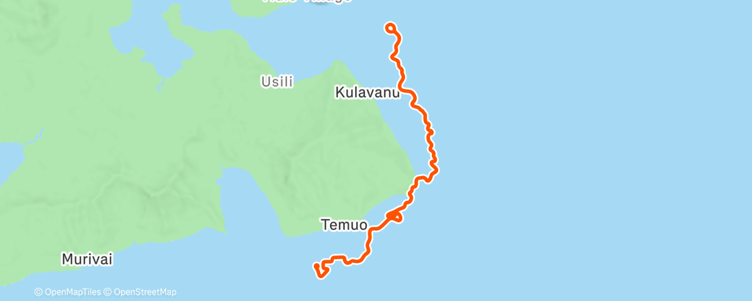 Map of the activity, Zwift - Southern Coast Cruise in Watopia