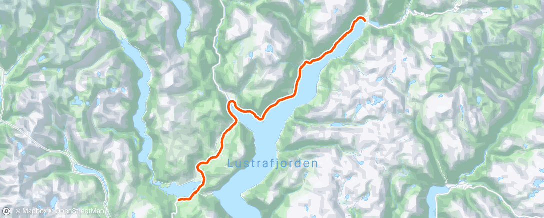 Map of the activity, Skjolden - Sogn CK / Luster SK