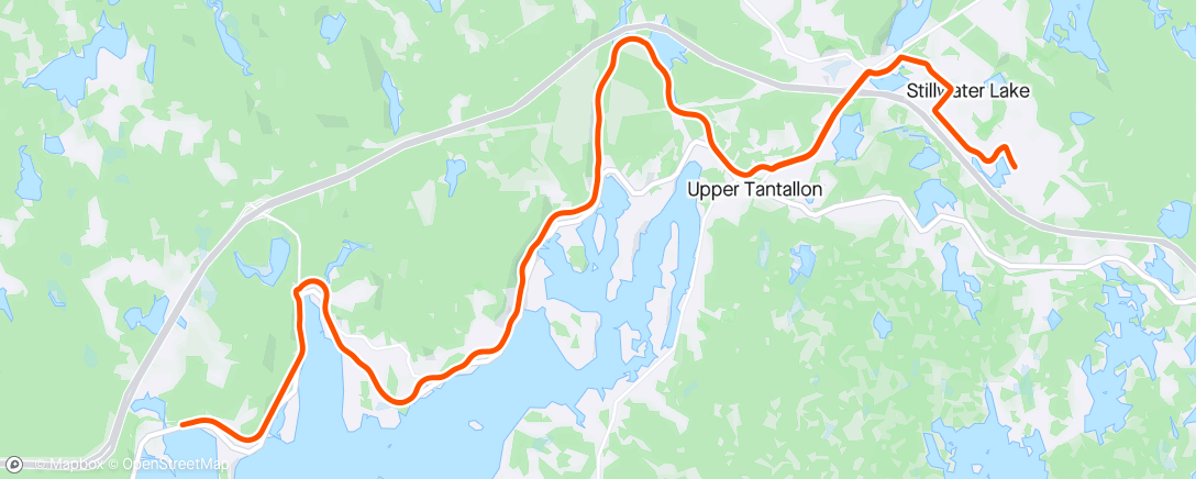 Map of the activity, SMB Trail