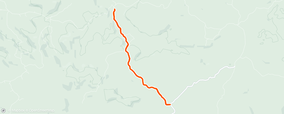 Map of the activity, Trail run matinal