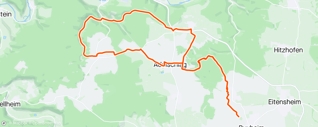Map of the activity, Saupark Gravel