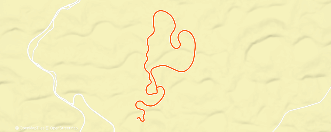 Map of the activity, MyWhoosh - Rest Day OR Free-ride volume
