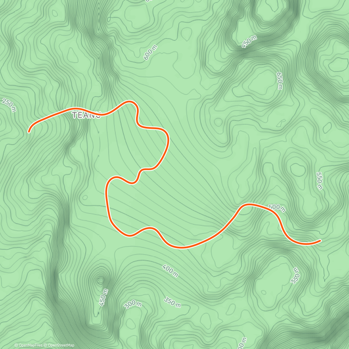 Map of the activity, Zwift - Sand And Sequoias in Watopia