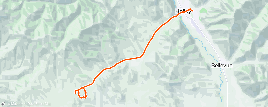 Map of the activity, Afternoon Gravel Ride