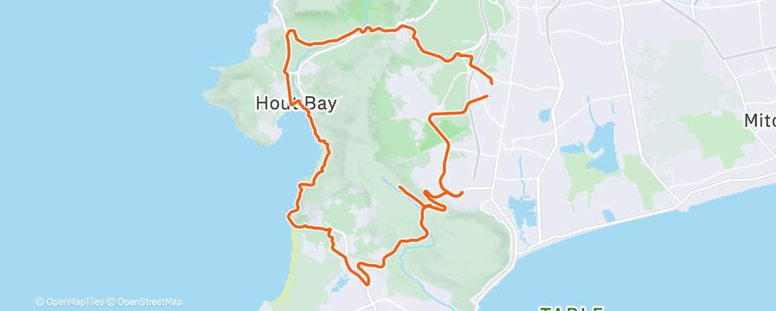 Map of the activity, Morning Ride