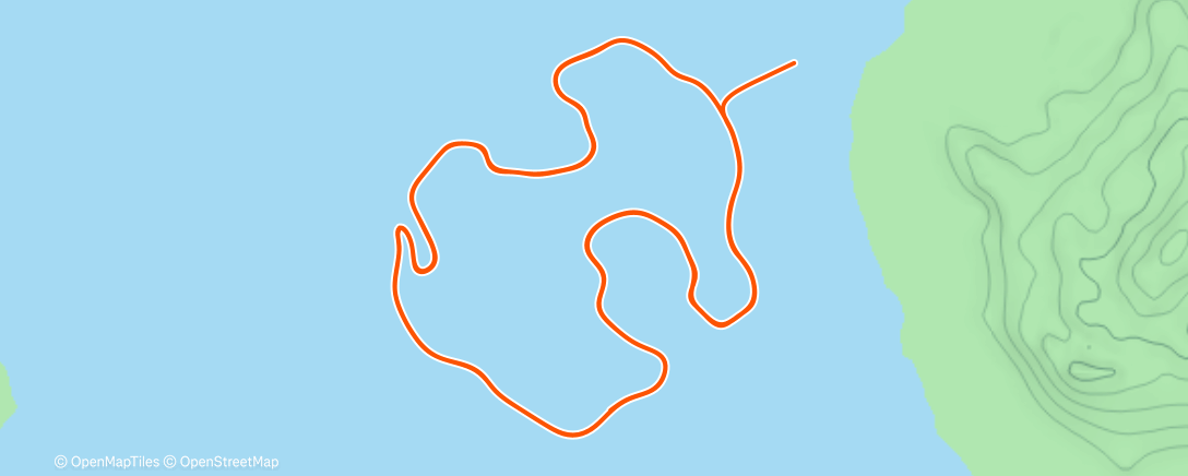 Map of the activity, Zwift - Jon's Mix on Volcano Circuit in Watopia