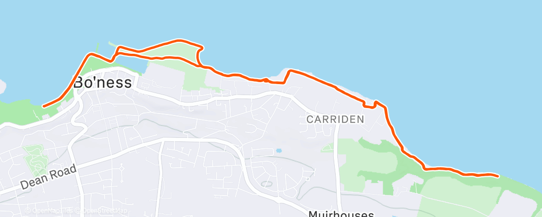 Карта физической активности (Lunch Run)