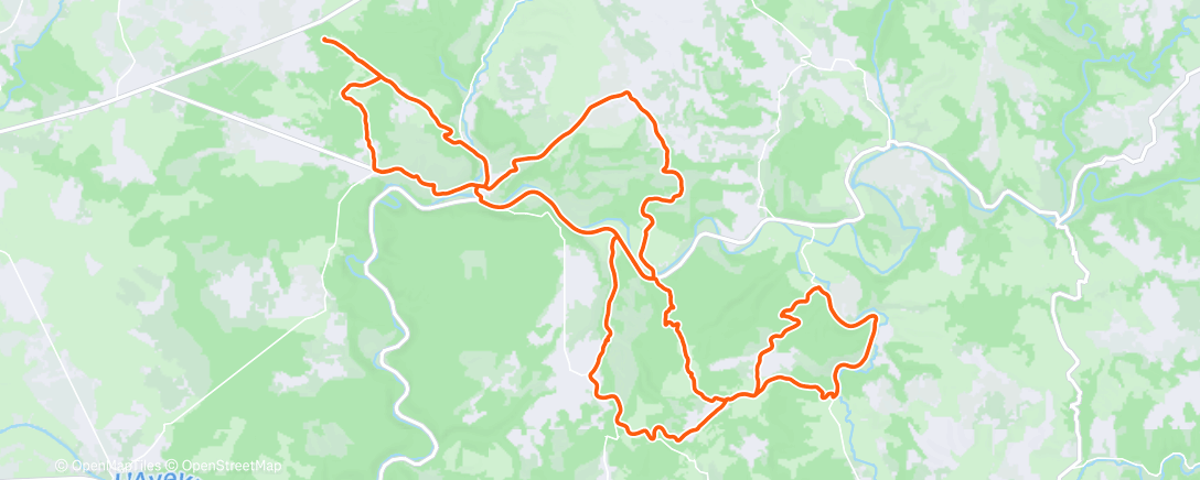 Карта физической активности (Morning Ride)