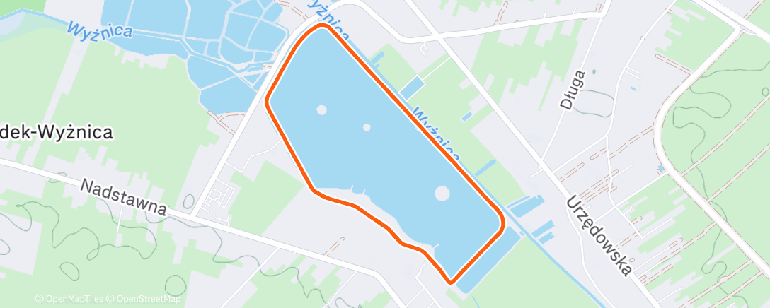 Mapa de la actividad (Afternoon Run)