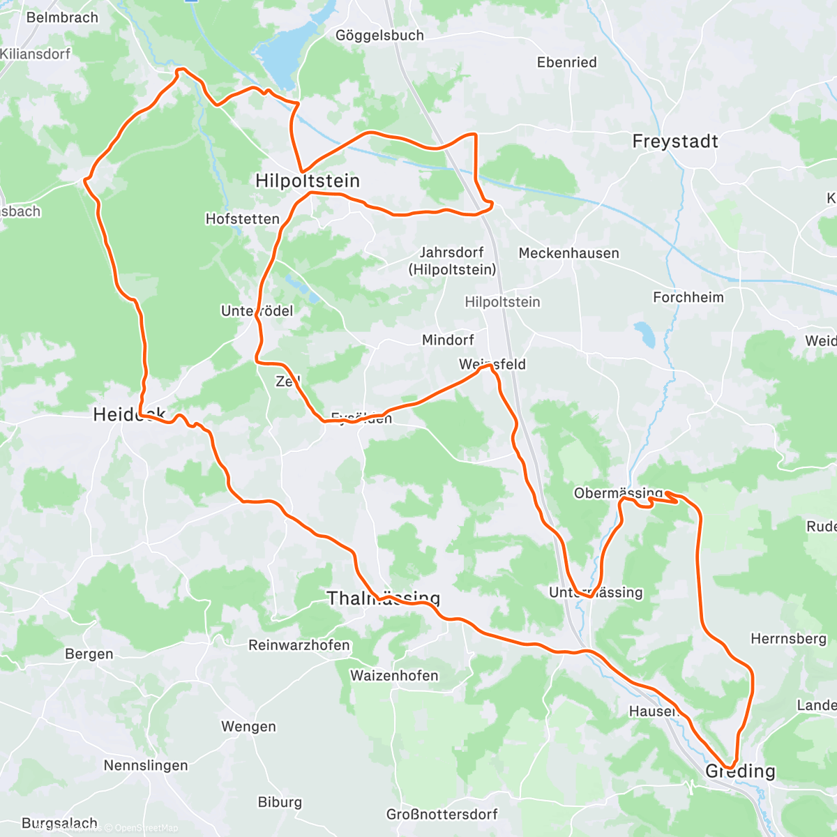 Map of the activity, Longest ride indoors for ages 😁😁
ROUVY - DATEV Challenge Roth | Germany
