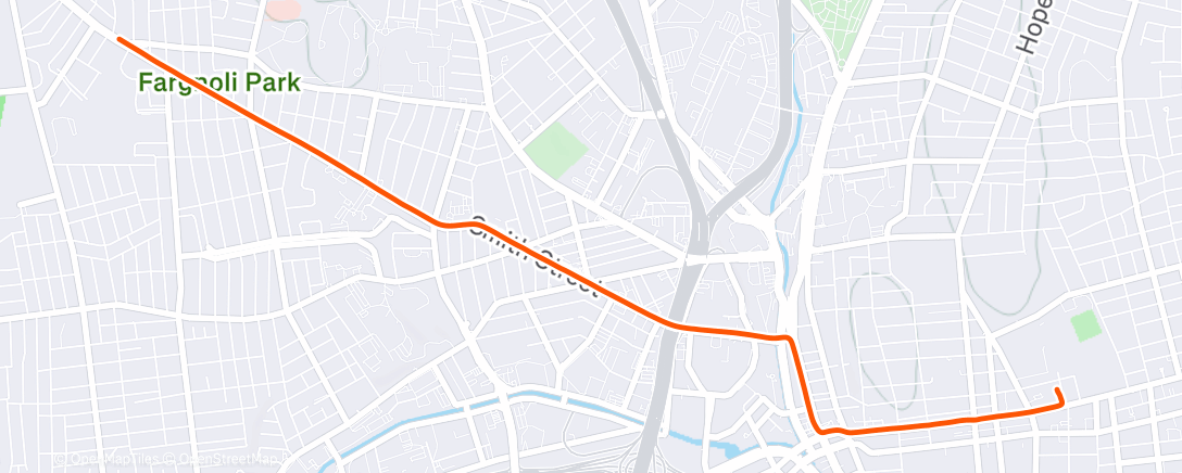 Map of the activity, Home from Preschool Duty Day