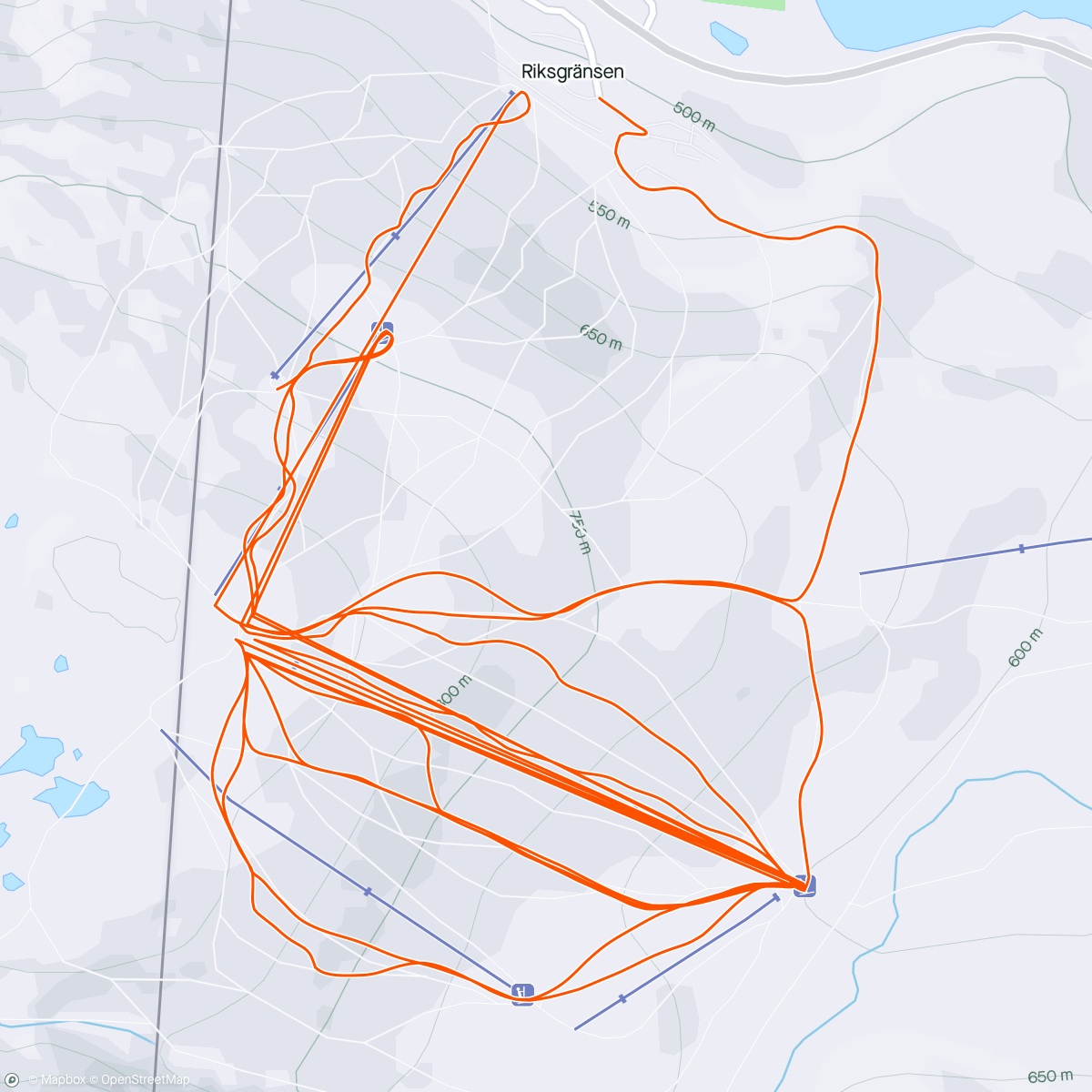 Map of the activity, Avdelingstur til Riksgrensen 🍻