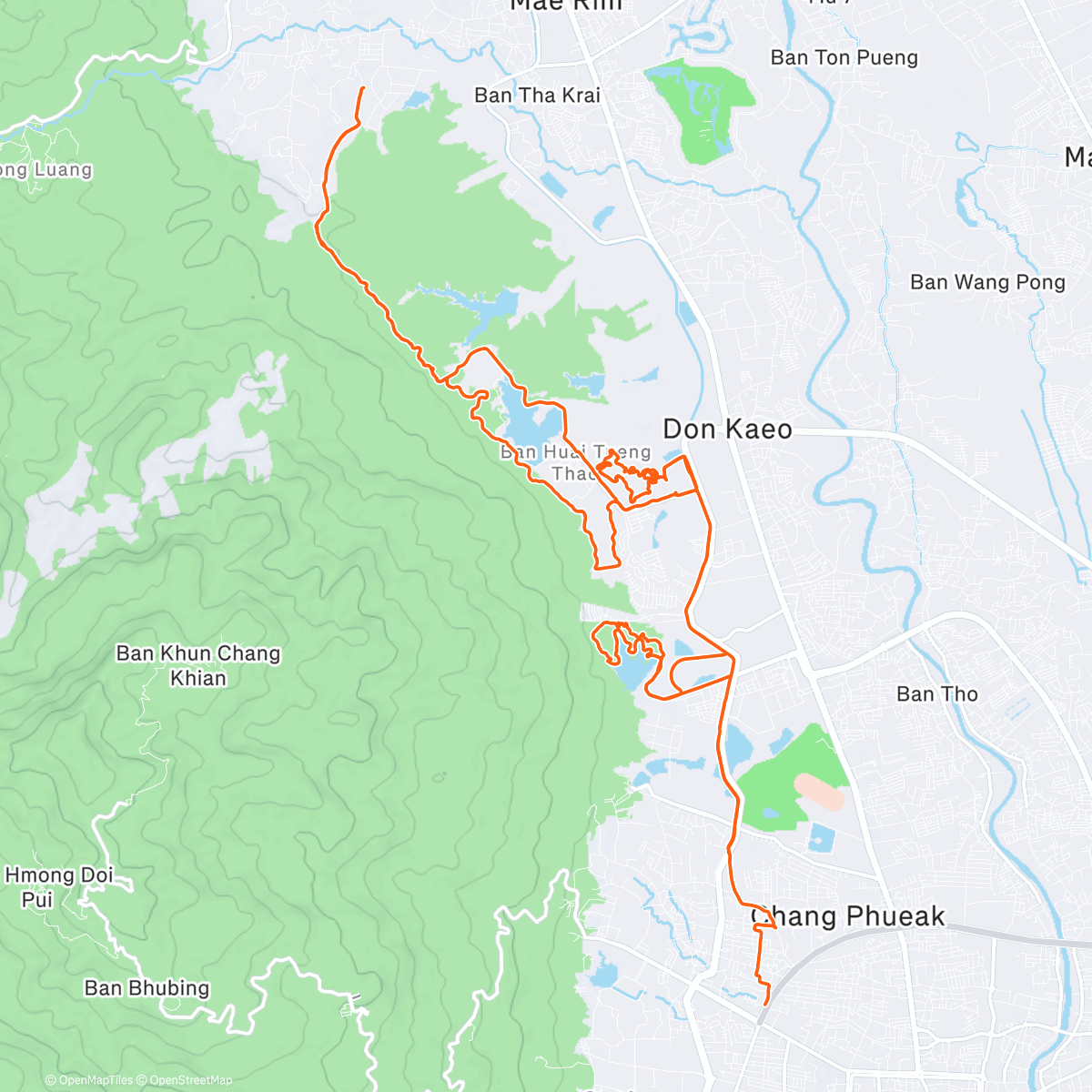 Karte der Aktivität „3 laps Spec. course, through to jungle to/from Sala cafe, and a lap at 700, with Mikko”