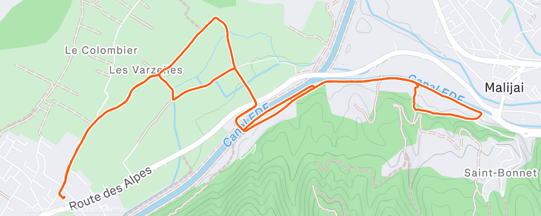 Map of the activity, Marche rééducative