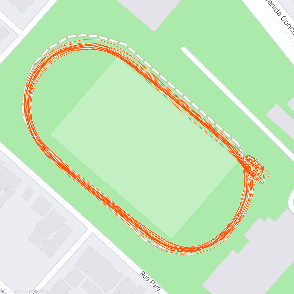 Map of the activity, Pixtoo 5 x ( 3x 400 )