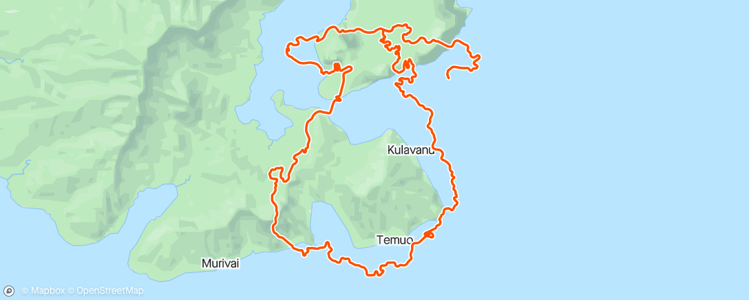 活动地图，Zwift - Jurassic Coast in Watopia