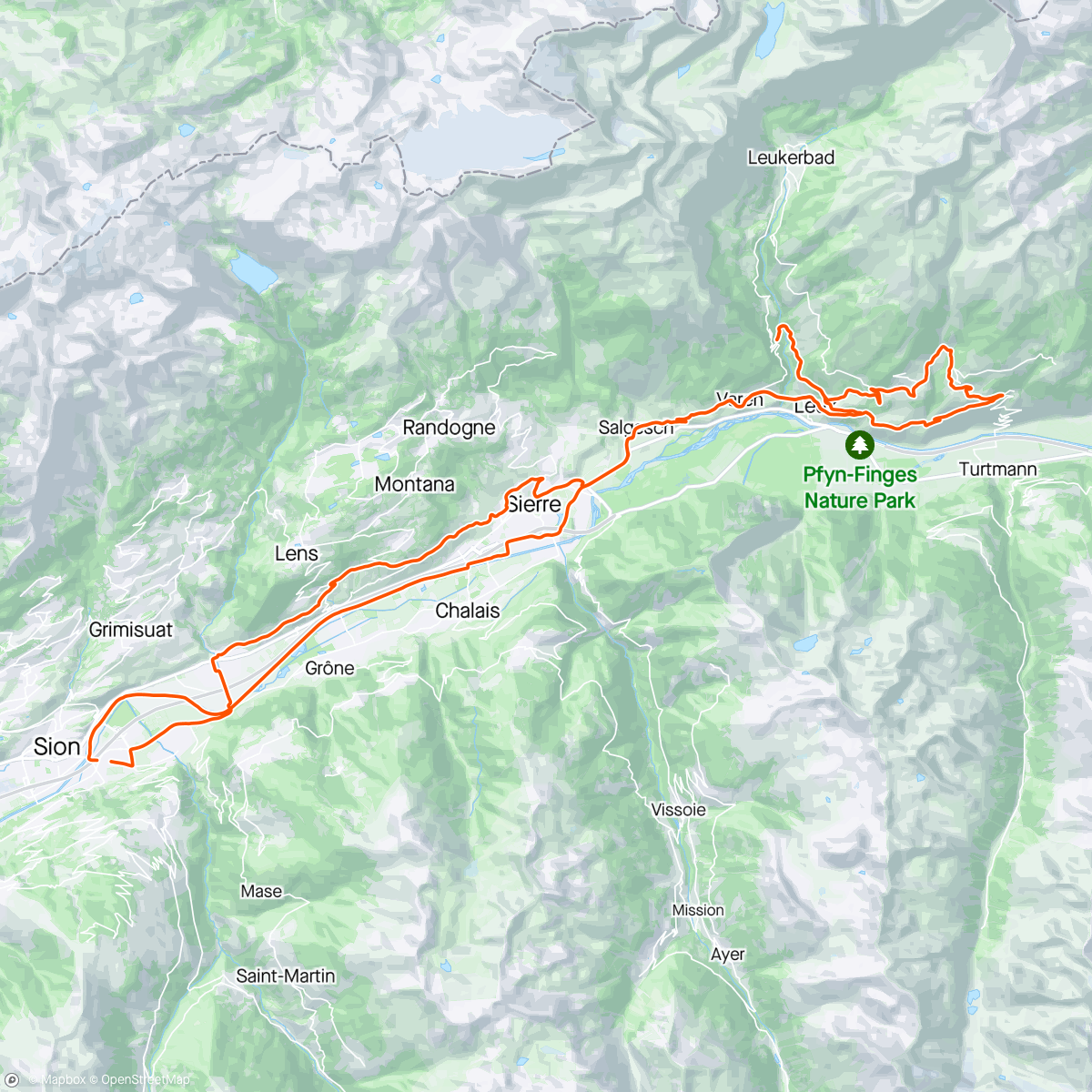 Map of the activity, Rive droite